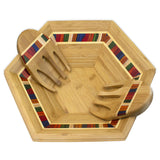Baltique Marrakesh Bamboo Bowl with Salad Hands