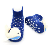 Piero Liventi “Boogie Toes Whale” Baby Socks with Rattle