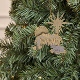 "Timeless Manger" Brass Christmas Ornament by Beacon Design - Polynesian Cultural Center