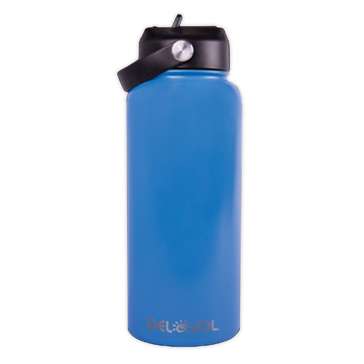 Del Sol Color-Changing Water Bottle Blue to Dark Blue- 32 oz