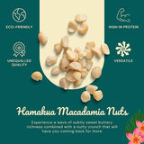Image displaying the health benefits of macadamia nuts 