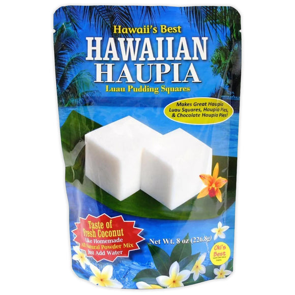 Hawaii's Best Hawaiian Haupia Pudding Squares Mix- Sugar Free