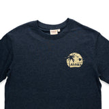 Front View of Pacific Creations "Aloha Bay" Mens T-Shirt, Black