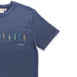 Pacific Creations Men's "Game Fish" Tee Shirt- Blue Gray