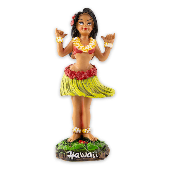 Mini Shaka Hula Wahine Dashboard Doll - The Hawaii Store