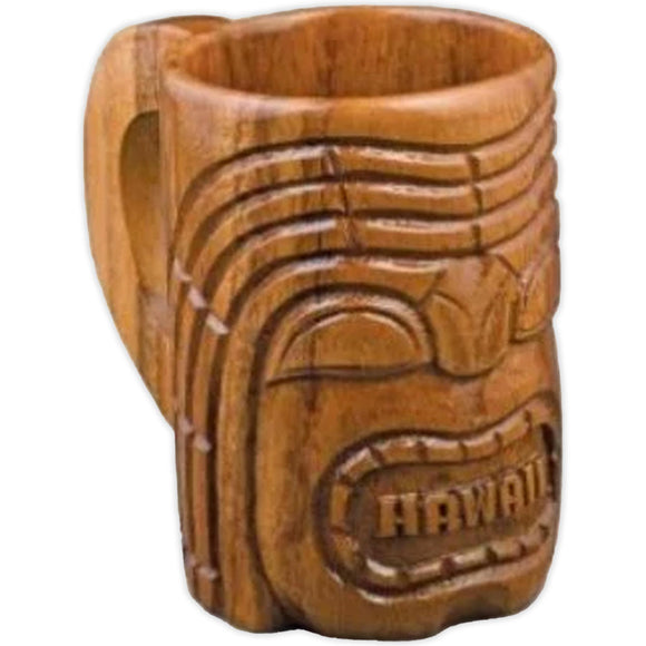Wood Tiki Mug - Polynesian Cultural Center