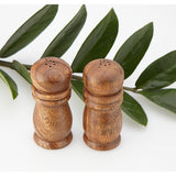 Acacia Wood Salt and Pepper Shaker Set, 2-Piece