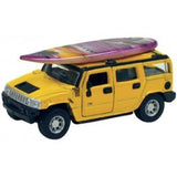 Hummer H2 Die Cast Toy with Surf Board