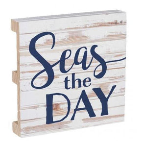 "Seas the Day" Pallet Coaster 