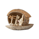Hawaiian Coconut Shell Nativity Scene