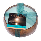 Bungalow Glow ''Hawaiian Waters'' Coconut Shell Soy Candle- 12 oz.