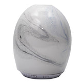 Green Air Lux White Marble Glass Essential Oil Diffuser 