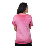 Unisex Oil Wash Red Brick  Polynesian Cultural Center T-Shirt Size 2XL