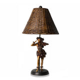“Pohakea” Rattan Lamp by Kim Taylor Reece