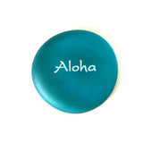 Lifeforce Glass "Aloha" Message Stone