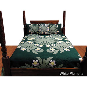 Hand-Sewn Island-Inspired Quilt King Bedspreads, 108"x 108"