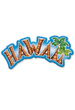 Magnet Hand-Painted, Hawaii Palms - The Hawaii Store