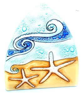 Handcrafted White Star Fish Night Light - The Hawaii Store