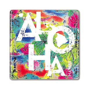 Magnet Ceramic Tropical Aloha - The Hawaii Store