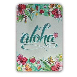 Magnet Foil, Aloha Floral - The Hawaii Store