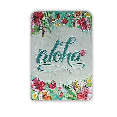 Magnet Foil, Aloha Floral - The Hawaii Store