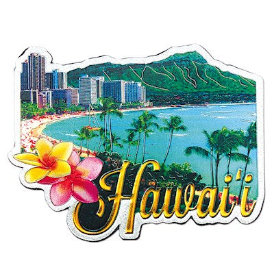 Magnet Foil, Diamond Head - The Hawaii Store