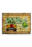 Magnet Hand-Painted , Map - The Hawaii Store