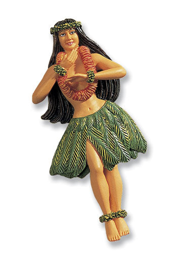 Magnet Hand Painted, Hula Girl - The Hawaii Store