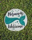 Spoontiques "Mermaids Welcome" Stepping Stone