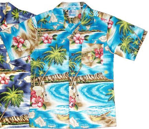 Aloha Shirt Boys S-Shirt - The Hawaii Store