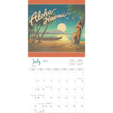 2024 "Aloha Hawaii"  Wall Calendar- 11 x 11 Inches - The Hawaii Store