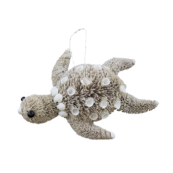 Ornament Bottle Brush Turtle - The Hawaii Store