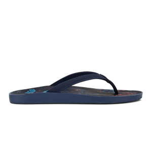 Olukai Puawe Midnight Navy Barrier Reef Women s Beach Sandals The Hawaii Store