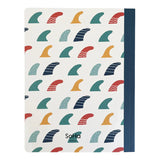 SoHa Living "Colorful Fins" Keiki Composition Book- Backside View