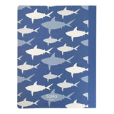 SoHa Living "Blue Fishes" Keiki Composition Book- Backside View