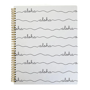 SoHa Living "Cursive Aloha" Spiral Notebook