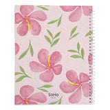 SoHa Living "Hibiscus" Keiki Spiral Notebook- Back Cover View