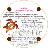 GrafixMat "Aloha" Coaster