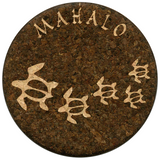 Grafixmat "Honu Mahalo" Laser-engraved Coaster