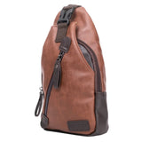 Mad Man "Urban Adventure" Sling Bag- Brown