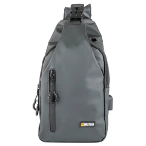 Mad Man "Marksman" Sling Bag- Gray