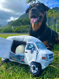 Dis-And-Bark "Manapua Man" Pet Toy Plush, 4-Piece