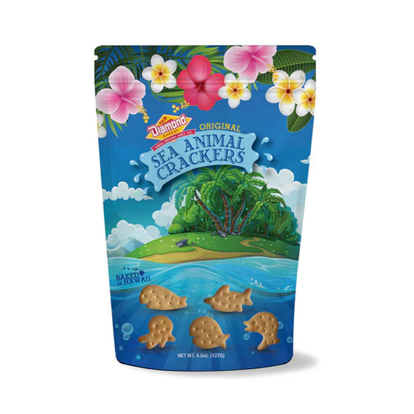 Diamond Bakery Hawaiian Sea Animal Crackers- 4.5 oz. Bag