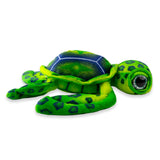 Green Sea Turtle Plush with big eyes. "Hawaii" imprint on side of shell.