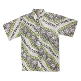 Go Barefoot "Floral Wave" Men's Aloha Shirt - The Hawaii Store