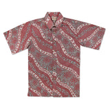 Go Barefoot "Floral Wave" Men's Aloha Shirt - The Hawaii Store