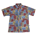 Men's Aloha Shirt Ukulele Tapa - The Hawaii Store
