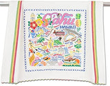 Catstudio "Oahu" Hand-screened Cotton Dish Towel