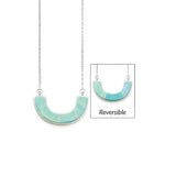 Jilzarah "Maui Blue" Reversible Cradle Necklace