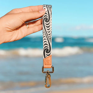 Shaka Tribe "Strength" Black Short Lanyard